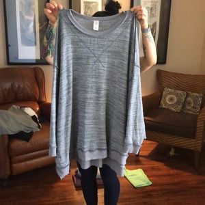 Free People oversized long tunic